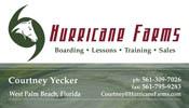 Hurricane Farms Business Card