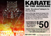 Karate in the Acreage Postcard