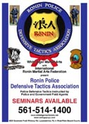 Ronin Police Defensive Tactics Association