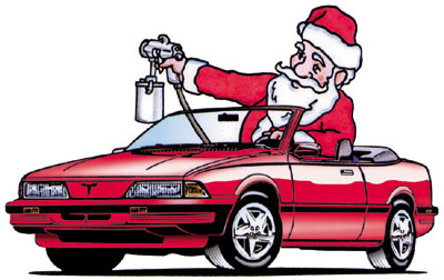 Painting Santa
