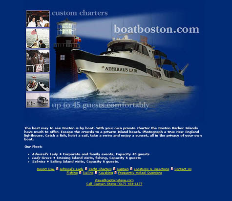 Boat Boston Custom Charters