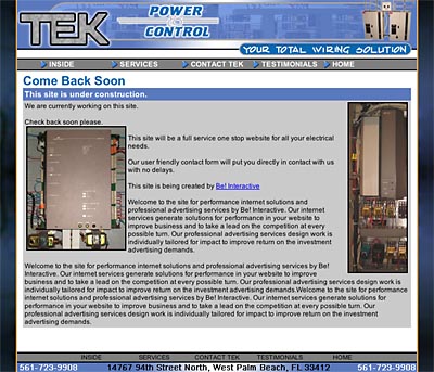 TEK Power & Control