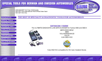 Baum Tools internet site